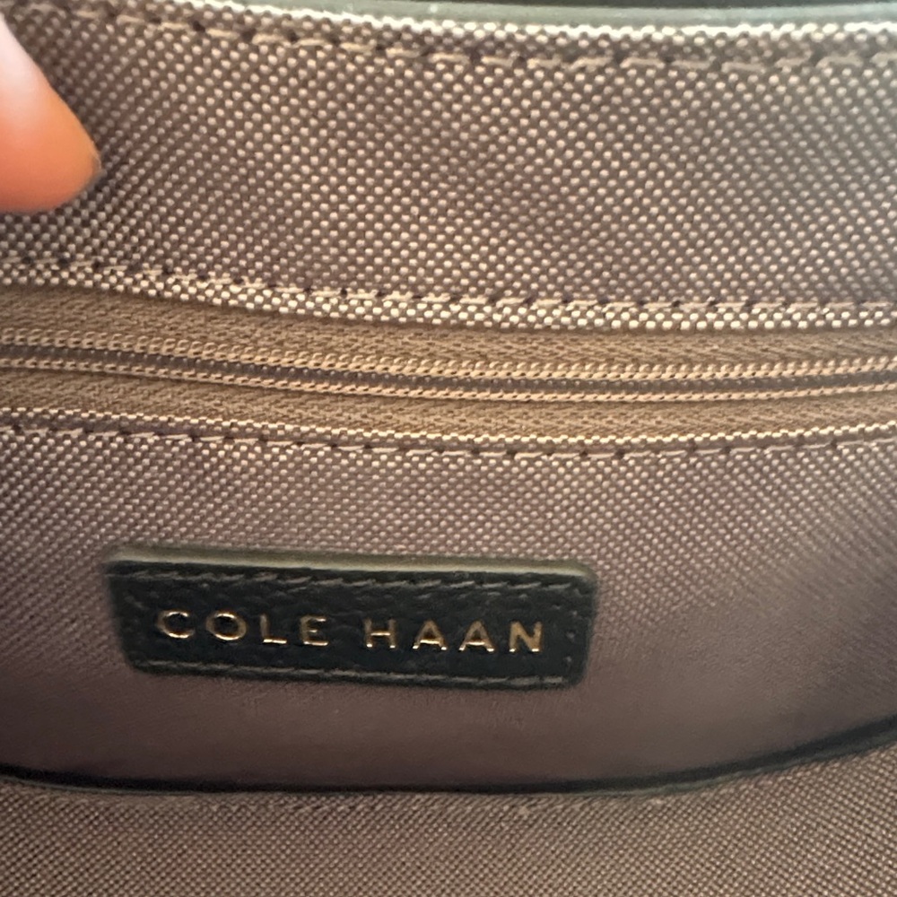 Cole Haan Black Leather Crossbody Bag, like new! - Picture 8 of 11